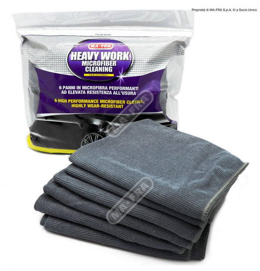 Panno Heavy Work 6 panni microfibra Mafra
