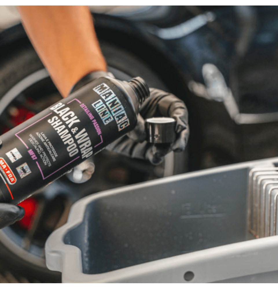 Black & Wrap Shampoo 500ml Maniac Line Mafra